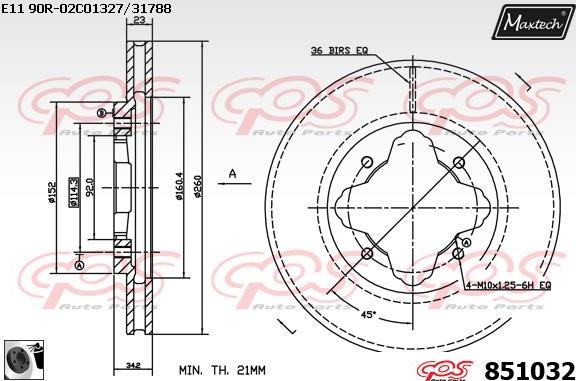 Maxtech 70180162 - Прокладка, поршень корпуса скобы тормоза autospares.lv