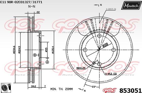 Maxtech 70180344 - Прокладка, поршень корпуса скобы тормоза autospares.lv