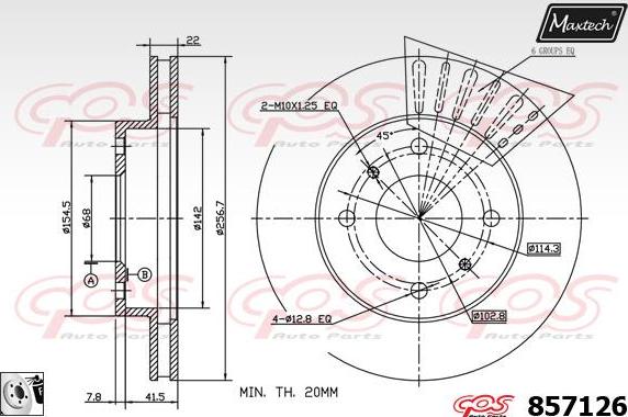 Maxtech 70180363 - Прокладка, поршень корпуса скобы тормоза autospares.lv