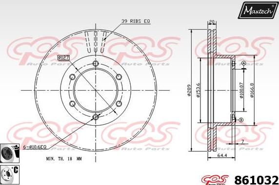 Maxtech 70200425 - Ремкомплект, тормозной суппорт autospares.lv