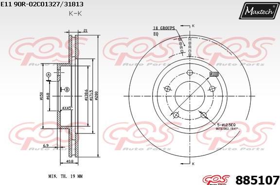 Maxtech 70200575 - Ремкомплект, тормозной суппорт autospares.lv