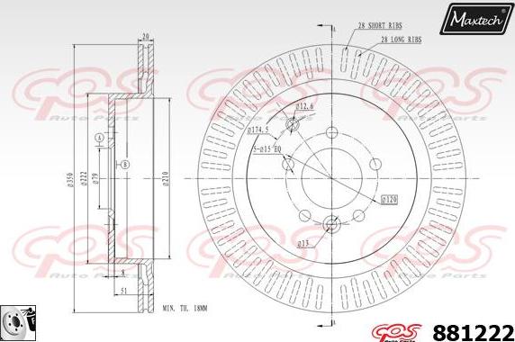 Maxtech 70200822 - Ремкомплект, тормозной суппорт autospares.lv