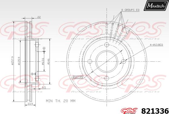 Maxtech 70200278 - Ремкомплект, тормозной суппорт autospares.lv