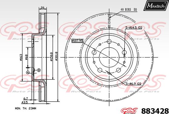 Maxtech 72948002 - Поршень, корпус скобы тормоза autospares.lv