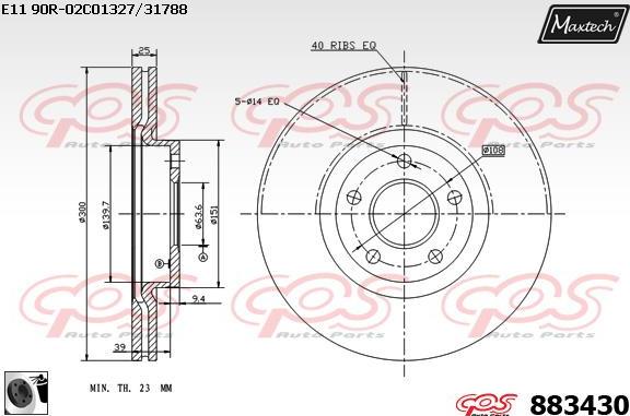 Maxtech 72948034 - Поршень, корпус скобы тормоза autospares.lv