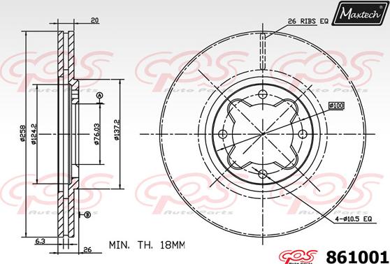 Maxtech 72948032 - Поршень, корпус скобы тормоза autospares.lv