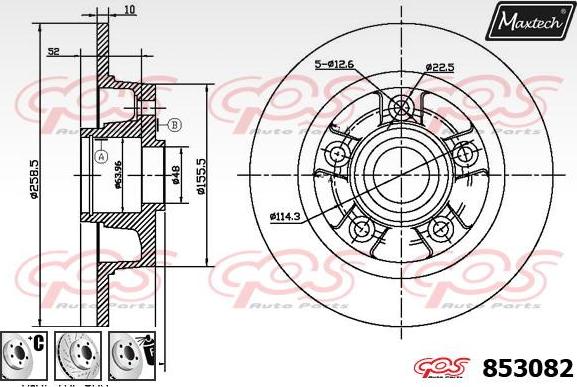 Maxtech 72957025 - Поршень, корпус скобы тормоза autospares.lv