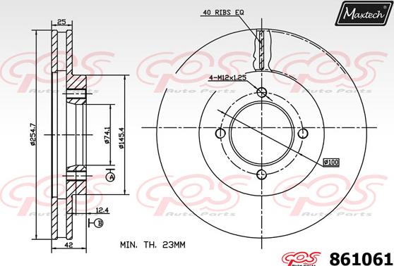 Maxtech 72938029 - Поршень, корпус скобы тормоза autospares.lv