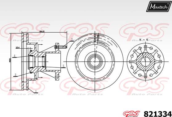 Maxtech 72932006 - Поршень, корпус скобы тормоза autospares.lv