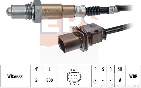 MDR EPS-1998 429 - Лямбда-зонд, датчик кислорода autospares.lv