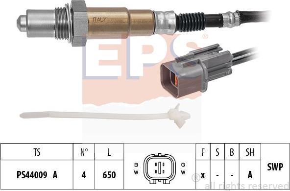 MDR EPS-1998 550 - Лямбда-зонд, датчик кислорода autospares.lv