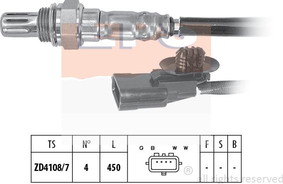 MDR EPS-1998 169 - Лямбда-зонд, датчик кислорода autospares.lv