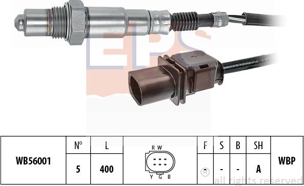 MDR EPS-1998 394 - Лямбда-зонд, датчик кислорода autospares.lv