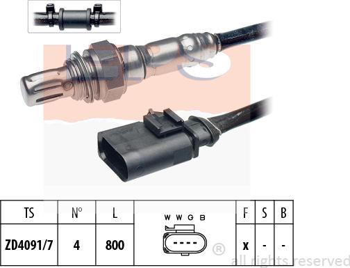 MDR EPS-1998 354 - Лямбда-зонд, датчик кислорода autospares.lv