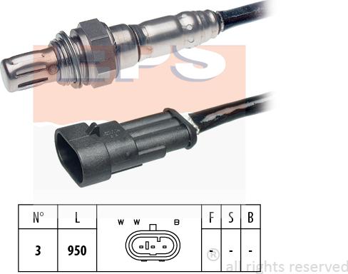 MDR EPS-1997 048 - Лямбда-зонд, датчик кислорода autospares.lv