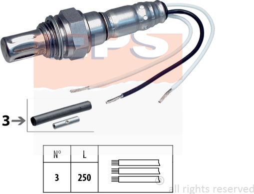 MDR EPS-1997 003 - Лямбда-зонд, датчик кислорода autospares.lv