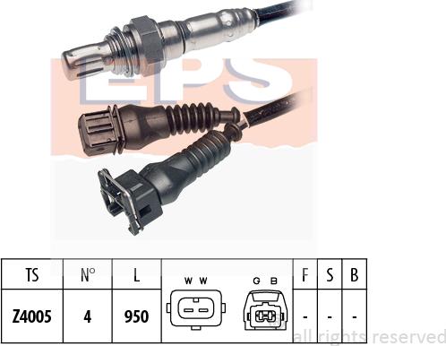 MDR EPS-1997 037 - Лямбда-зонд, датчик кислорода autospares.lv