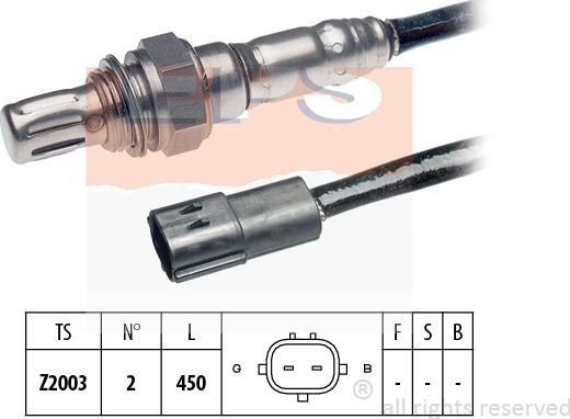 MDR EPS-1997 134 - Лямбда-зонд, датчик кислорода autospares.lv