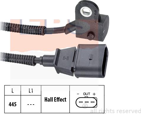 MDR EPS-1953 422 - Датчик, положение распределительного вала autospares.lv