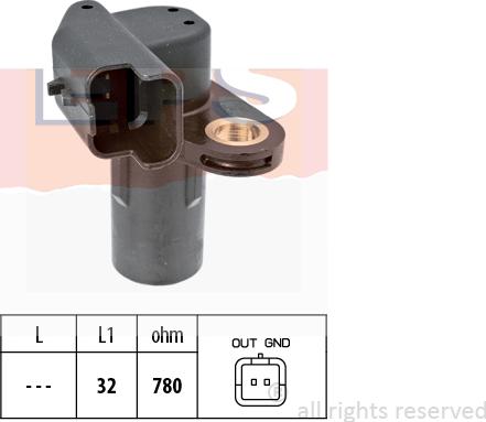 MDR EPS-1953 553 - Датчик импульсов, коленвал autospares.lv