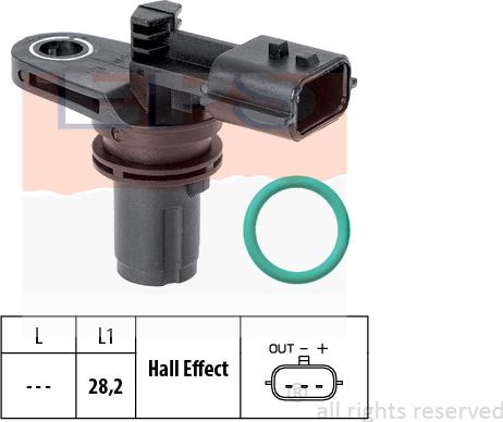 MDR EPS-1953 616 - Датчик, положение распределительного вала autospares.lv