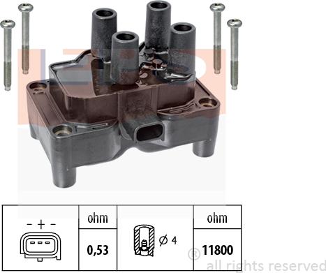 MDR EPS-1970 481 - Катушка зажигания autospares.lv