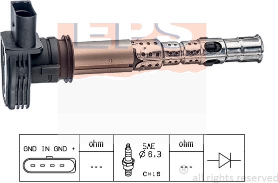 MDR EPS-1970 426 - Катушка зажигания autospares.lv