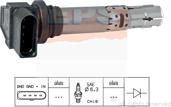 MDR EPS-1970 474 - Катушка зажигания autospares.lv