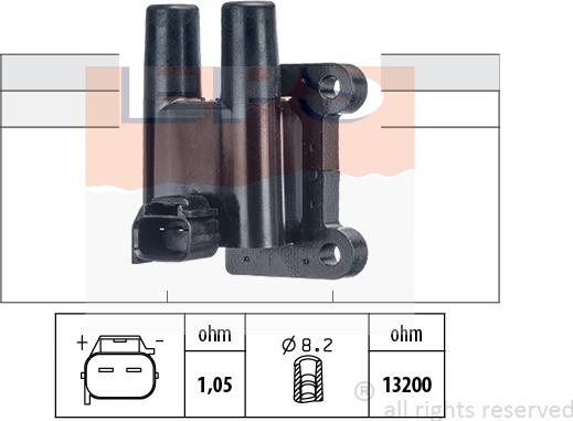 MDR EPS-1970 584 - Катушка зажигания autospares.lv