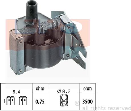 MDR EPS-1970 158 - Катушка зажигания autospares.lv