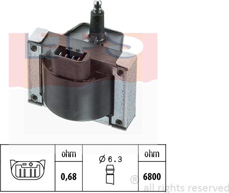 MDR EPS-1970 105 - Катушка зажигания autospares.lv