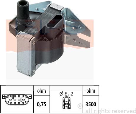 MDR EPS-1970 108 - Катушка зажигания autospares.lv