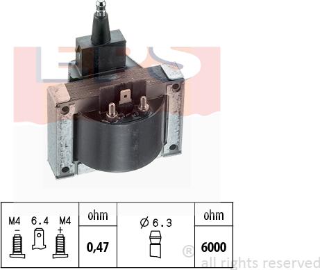 MDR EPS-1970 107 - Катушка зажигания autospares.lv