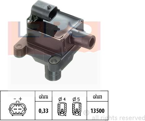 MDR EPS-1970 397 - Катушка зажигания autospares.lv