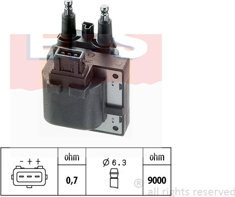 MDR EPS-1970 355 - Катушка зажигания autospares.lv