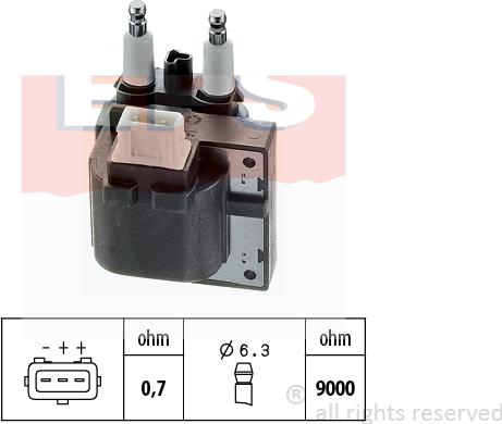 MDR EPS-1970 356 - Катушка зажигания autospares.lv