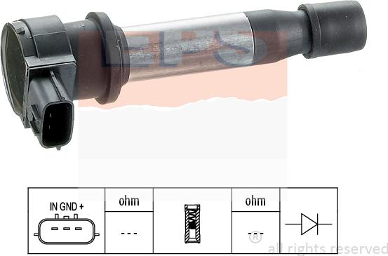 MDR EPS-1970 384 - Катушка зажигания autospares.lv