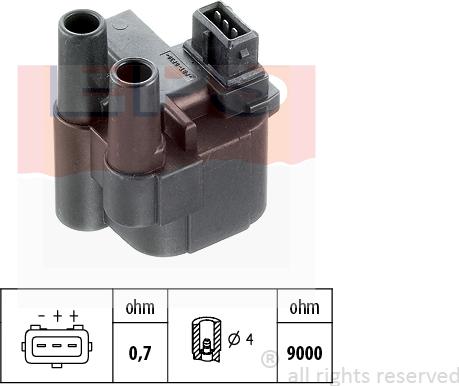 MDR EPS-1970 376 - Катушка зажигания autospares.lv