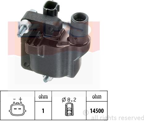 MDR EPS-1970 296 - Катушка зажигания autospares.lv