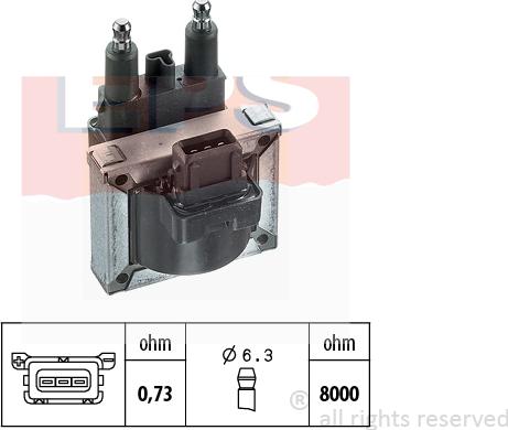 MDR EPS-1970 275 - Катушка зажигания autospares.lv