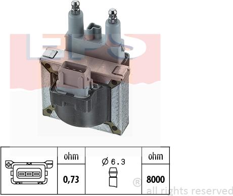 MDR EPS-1970 276 - Катушка зажигания autospares.lv