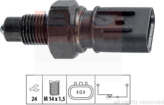 MDR EPS-1860 235 - Датчик, переключатель, фара заднего хода autospares.lv