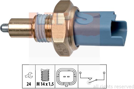 MDR EPS-1860 271 - Датчик, переключатель, фара заднего хода autospares.lv