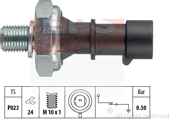 MDR EPS-1800 141 - Датчик, давление масла autospares.lv