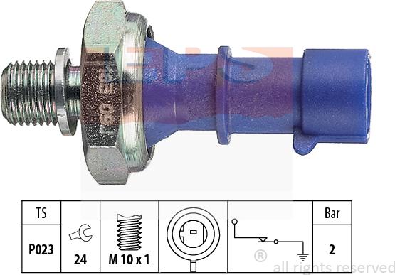 MDR EPS-1800 163 - Датчик, давление масла autospares.lv