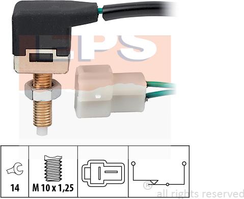 MDR EPS-1810 057 - Выключатель стоп сигнала / сцепления autospares.lv