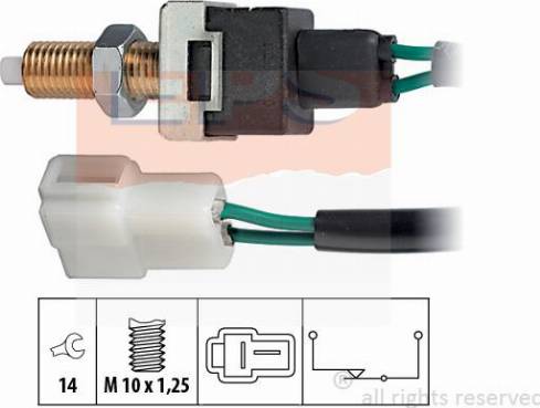 MDR EPS-1810 022 - Выключатель стоп сигнала / сцепления autospares.lv
