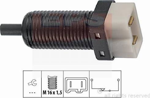 MDR EPS-1810 074 - Выключатель стоп сигнала / сцепления autospares.lv