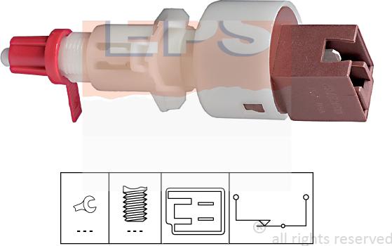 MDR EPS-1810 157 - Выключатель, привод сцепления (управление двигателем) autospares.lv