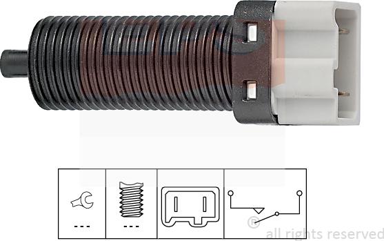 MDR EPS-1810 115 - Выключатель, привод сцепления (управление двигателем) autospares.lv